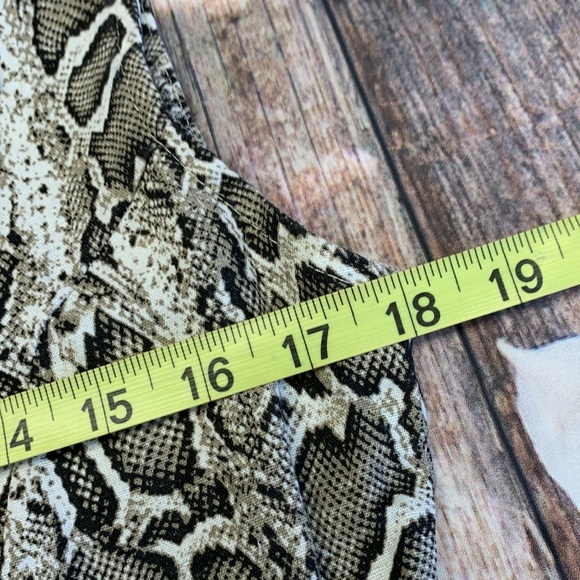 Laura Bianchi 100% Linen Python Print Dress • Sz S • Made in Italia 🇮🇹 NWT - Picture 8 of 12